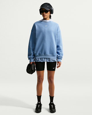 【新品未使用】BRIEFING STRETCH FLEECE PULLOVER Nike Studio Fleece Medium Weight Women's Oversized Crew-Neck